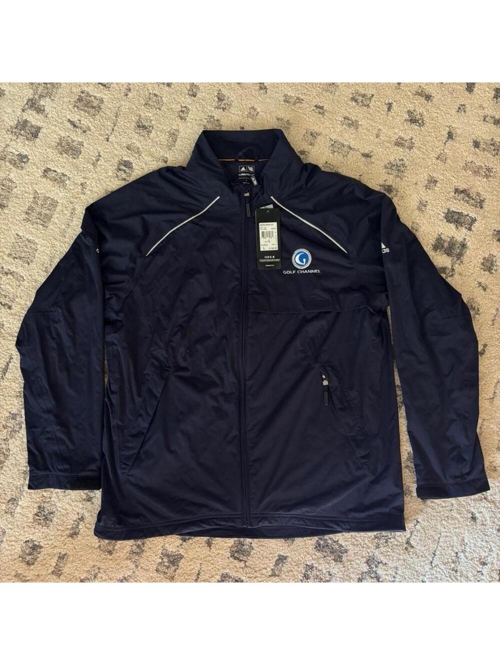 Adidas Golf Channel ClimaProof Soft Shell Jacket Men’s L Navy NWT